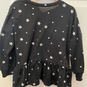 Toddler girl star sweater